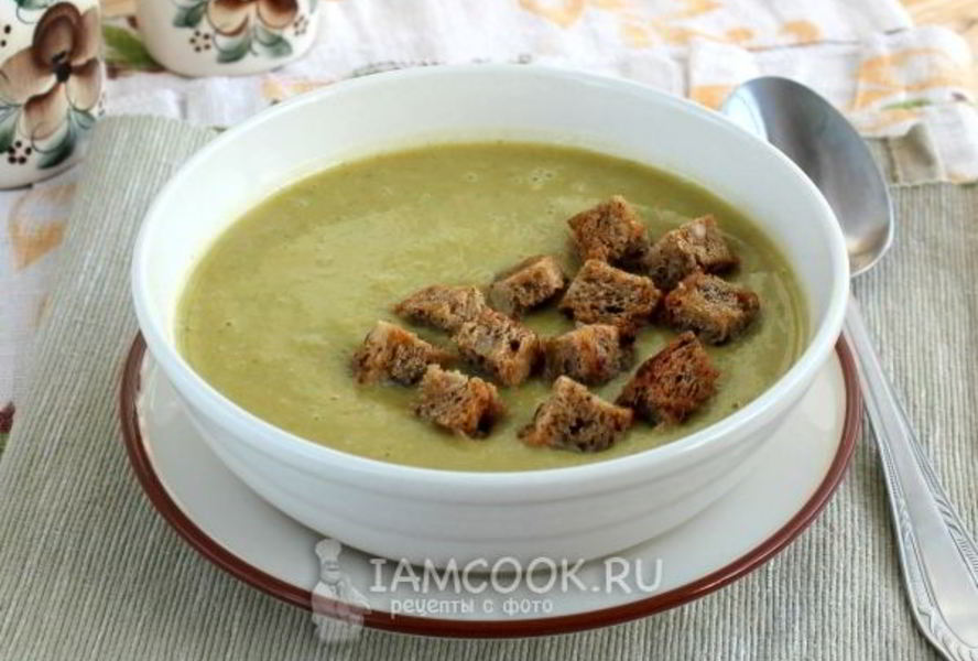 Суп-пюре из брокколи в мультиварке