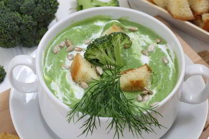 Суп-пюре из брокколи