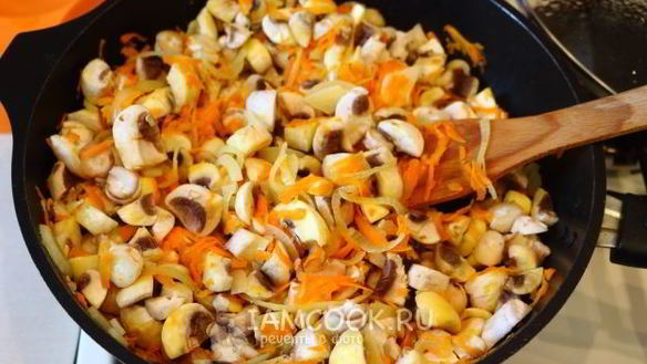 ШАГ 21. суп-пюре из грибов и патиссонов