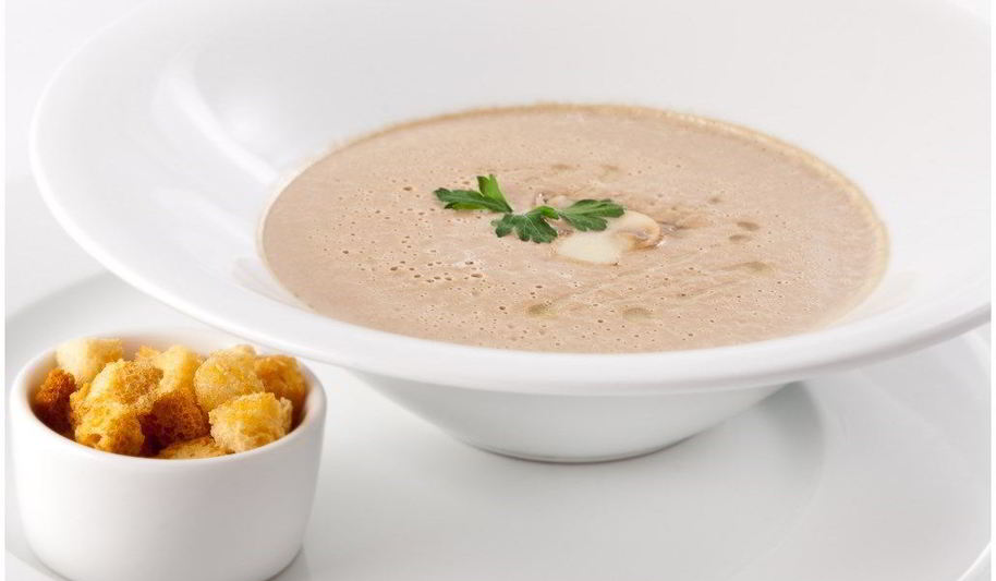 Рецепт суп пюре из грибов с кусочками картошки
