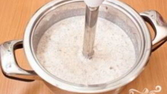 ШАГ 10. суп-пюре из грибов