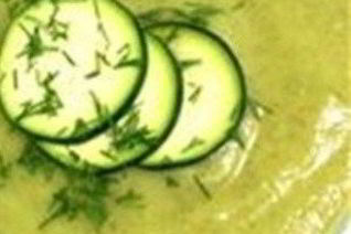 Суп-пюре из кабачков с сыром