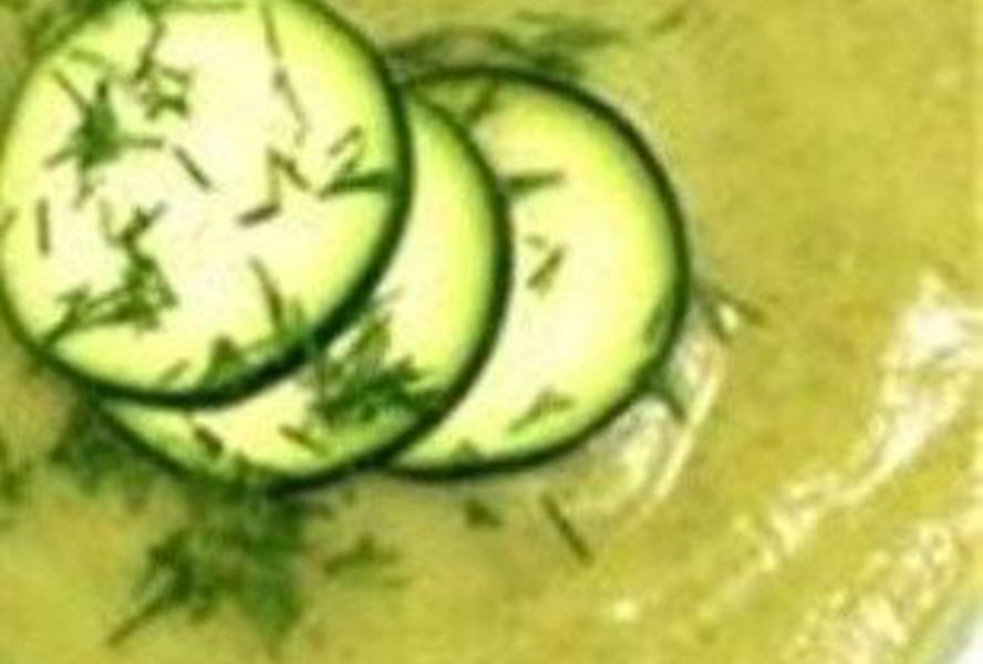 Суп-пюре из кабачков с сыром