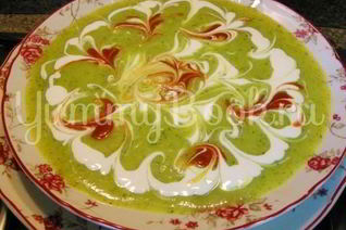 Суп-пюре из кабачков цукини