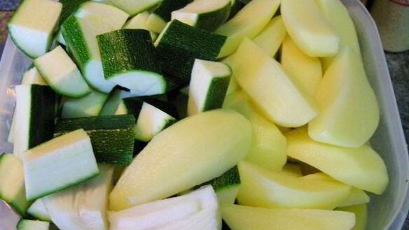 ШАГ 2. суп-пюре из кабачков цукини