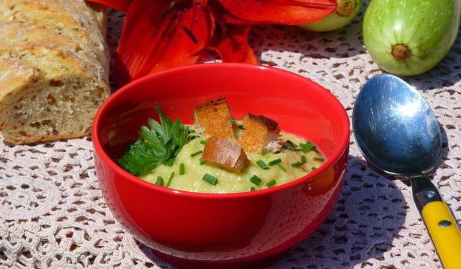 Рецепт суп-пюре из кабачков