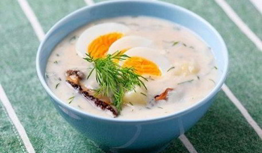 Рецепт суп-пюре из курицы и грибов по-французски