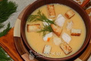 Суп-пюре из курицы с картофелем