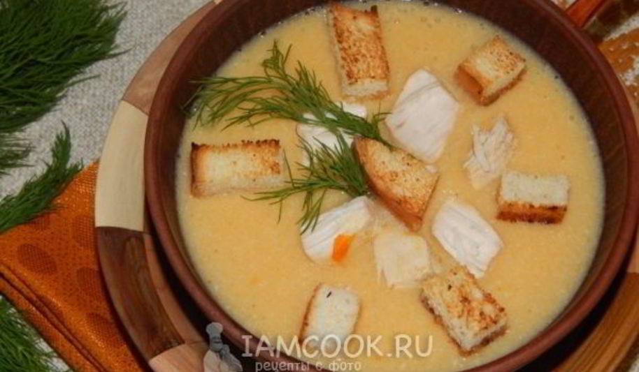 Рецепт суп-пюре из курицы с картофелем