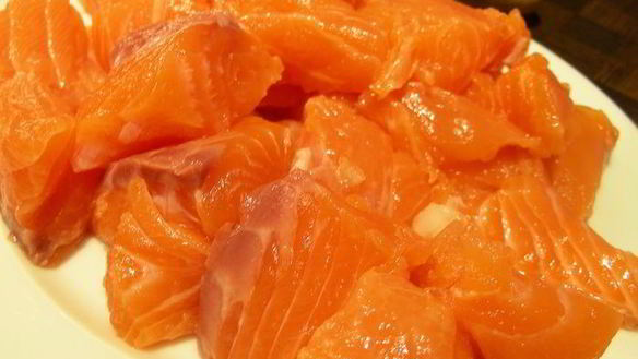 ШАГ 2. суп-пюре из лосося с икрой