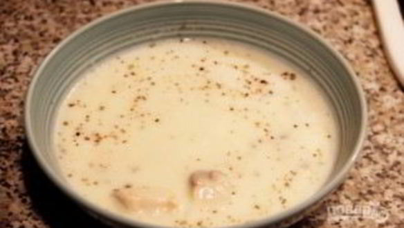 ШАГ 5. суп-пюре из лосося со сливками
