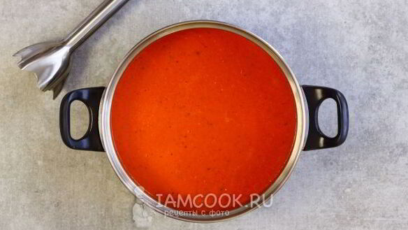 ШАГ 10. суп-пюре из печеного перца