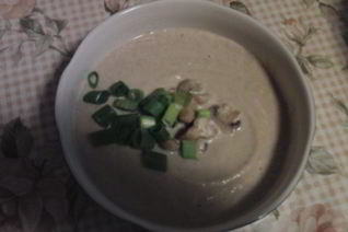 Суп-пюре из шампиньонов