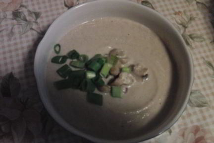 Суп-пюре из шампиньонов