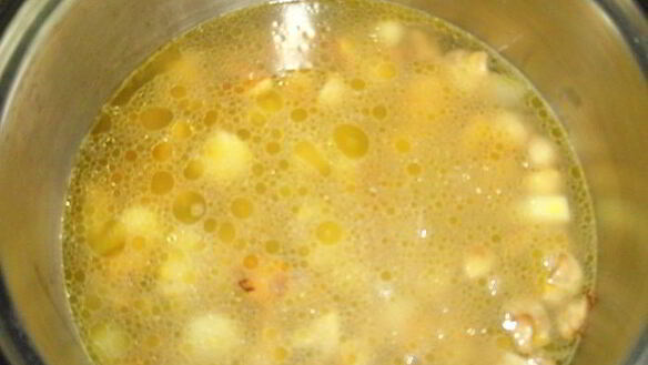 ШАГ 2. суп-пюре из шампиньонов