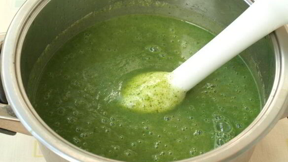 ШАГ 5. суп-пюре из шпината