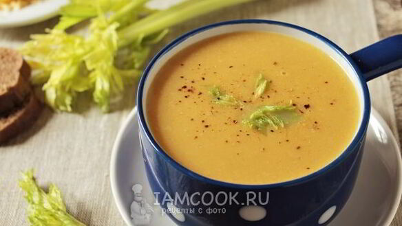 ШАГ 12. суп-пюре из стеблевого сельдерея