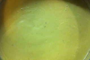 Суп-пюре из цветной капусты, брокколи и сыра фета