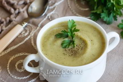 Суп-пюре из цветной капусты и кабачков