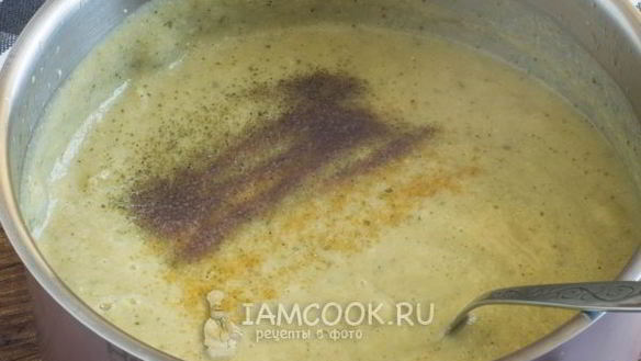 ШАГ 10. суп-пюре из цветной капусты и кабачков