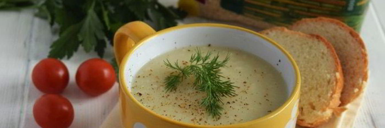 Суп-пюре из цветной капусты с рисом