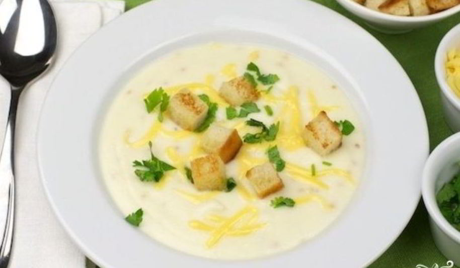 Рецепт суп-пюре из цветной капусты со сливками