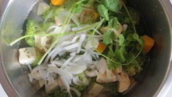 ШАГ 3. суп-пюре из тыквы и брокколи