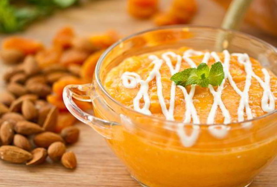 Суп-пюре из тыквы и цветной капусты