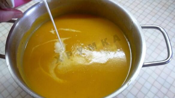 ШАГ 9. суп пюре из тыквы с яблоками и мускатным орехом