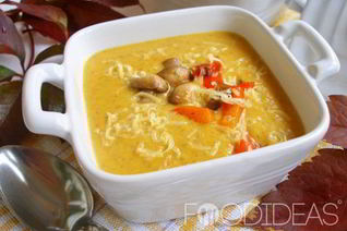 Суп-пюре из тыквы со сливками