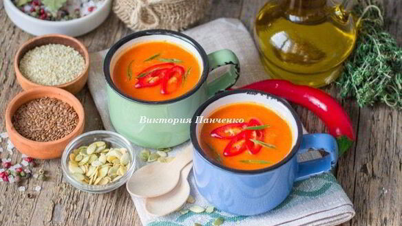 ШАГ 8. суп-пюре из запеченных овощей