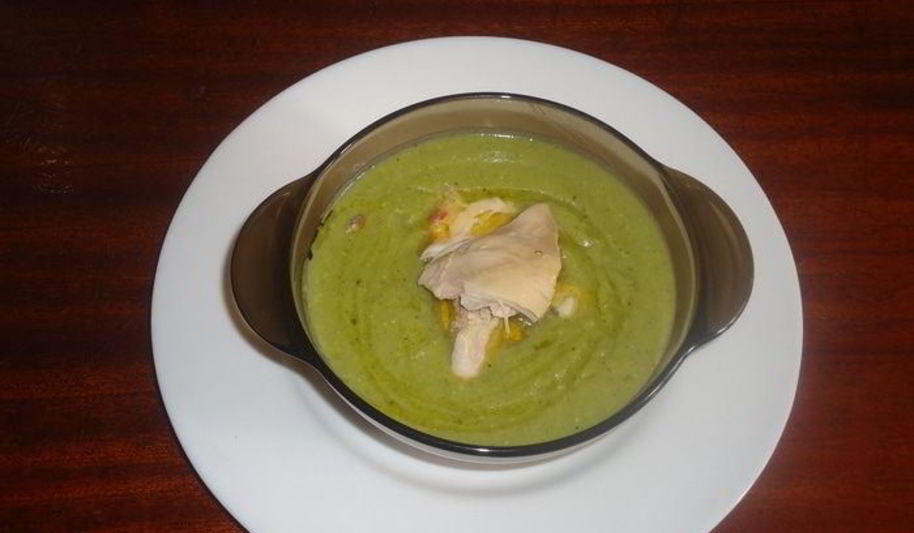 Рецепт суп-пюре из зеленого горошка и кукурузы