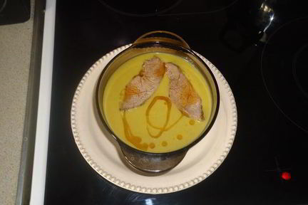 Суп-пюре из зеленого горошка с яблоками