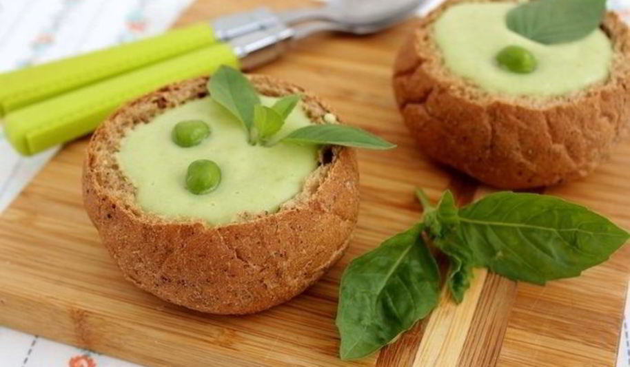 Рецепт суп-пюре из зеленого горошка