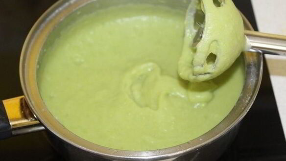 ШАГ 5. суп-пюре из зеленого горошка