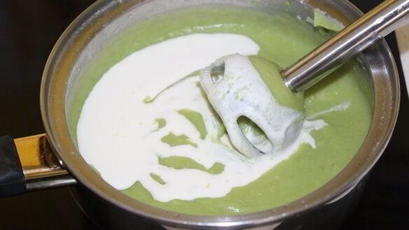 ШАГ 6. суп-пюре из зеленого горошка