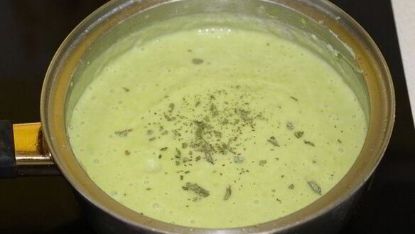 ШАГ 7. суп-пюре из зеленого горошка