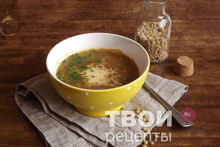 Суп-пюре с чечевицей и морковью