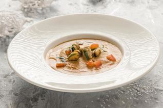 Суп-пюре с мидиями