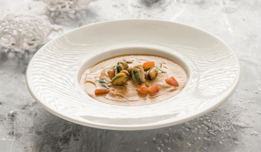 Рецепт суп-пюре с мидиями