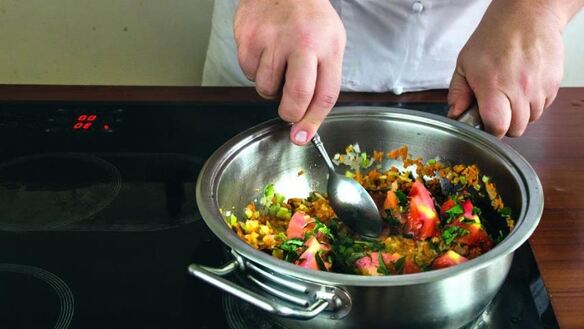 ШАГ 4. суп-пюре с мидиями