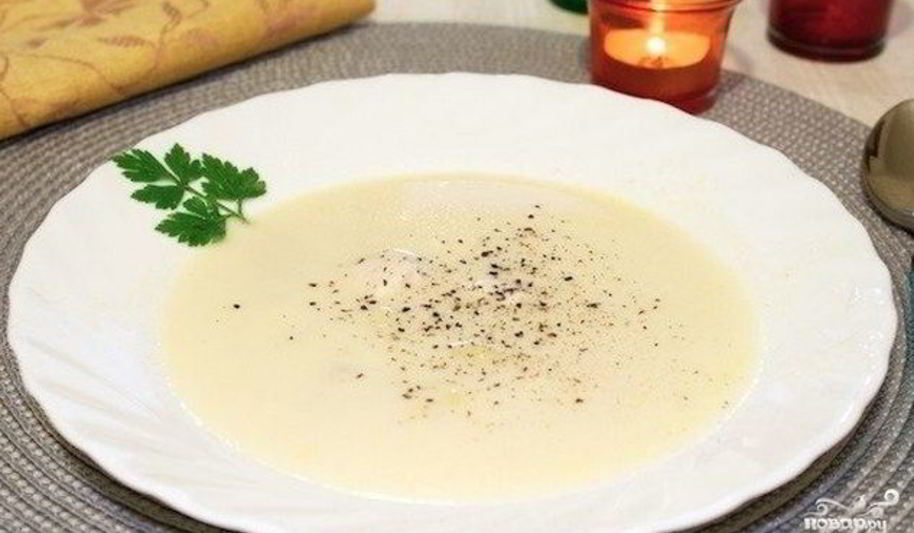 Рецепт суп-пюре с плавленым сыром