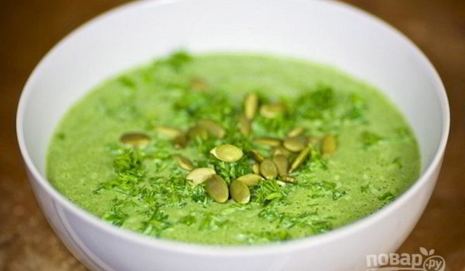 Рецепт суп-пюре со шпинатом