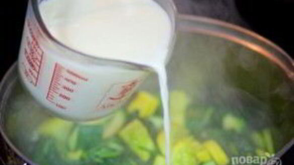 ШАГ 5. суп-пюре со шпинатом