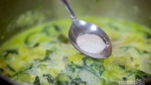 ШАГ 6. суп-пюре со шпинатом