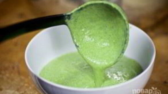 ШАГ 9. суп-пюре со шпинатом