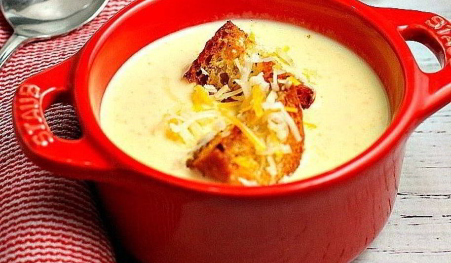 Рецепт суп-пюре сырный