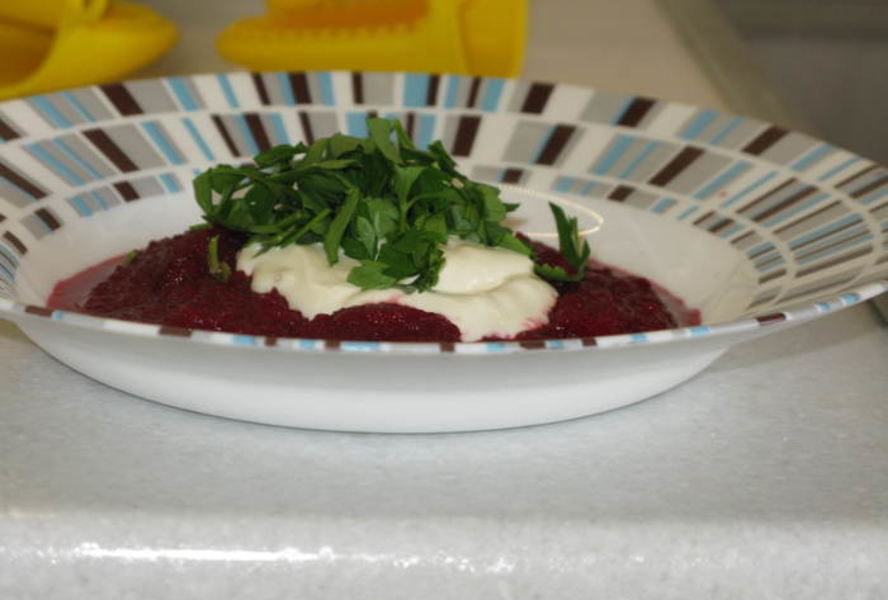 Свекольный суп-пюре