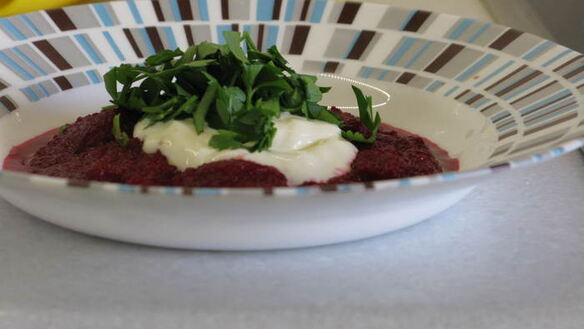 ШАГ 6. свекольный суп-пюре