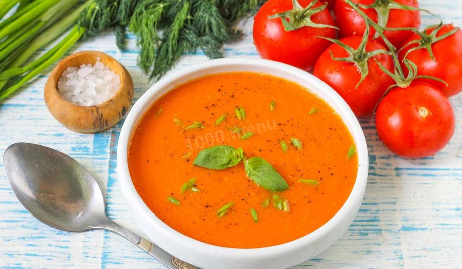 Рецепт томатный суп пюре классический